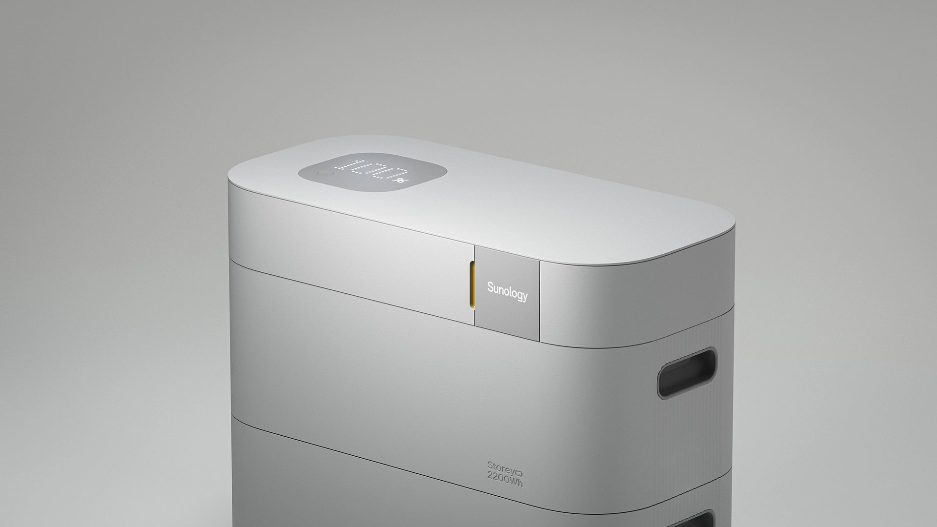 Batterie domestique STOREY installée dans une maison, idéale pour compléter une installation solaire Sunology — stockage d’énergie solaire pour maximiser l’autoconsommation et la rentabilité des panneaux photovoltaïques.