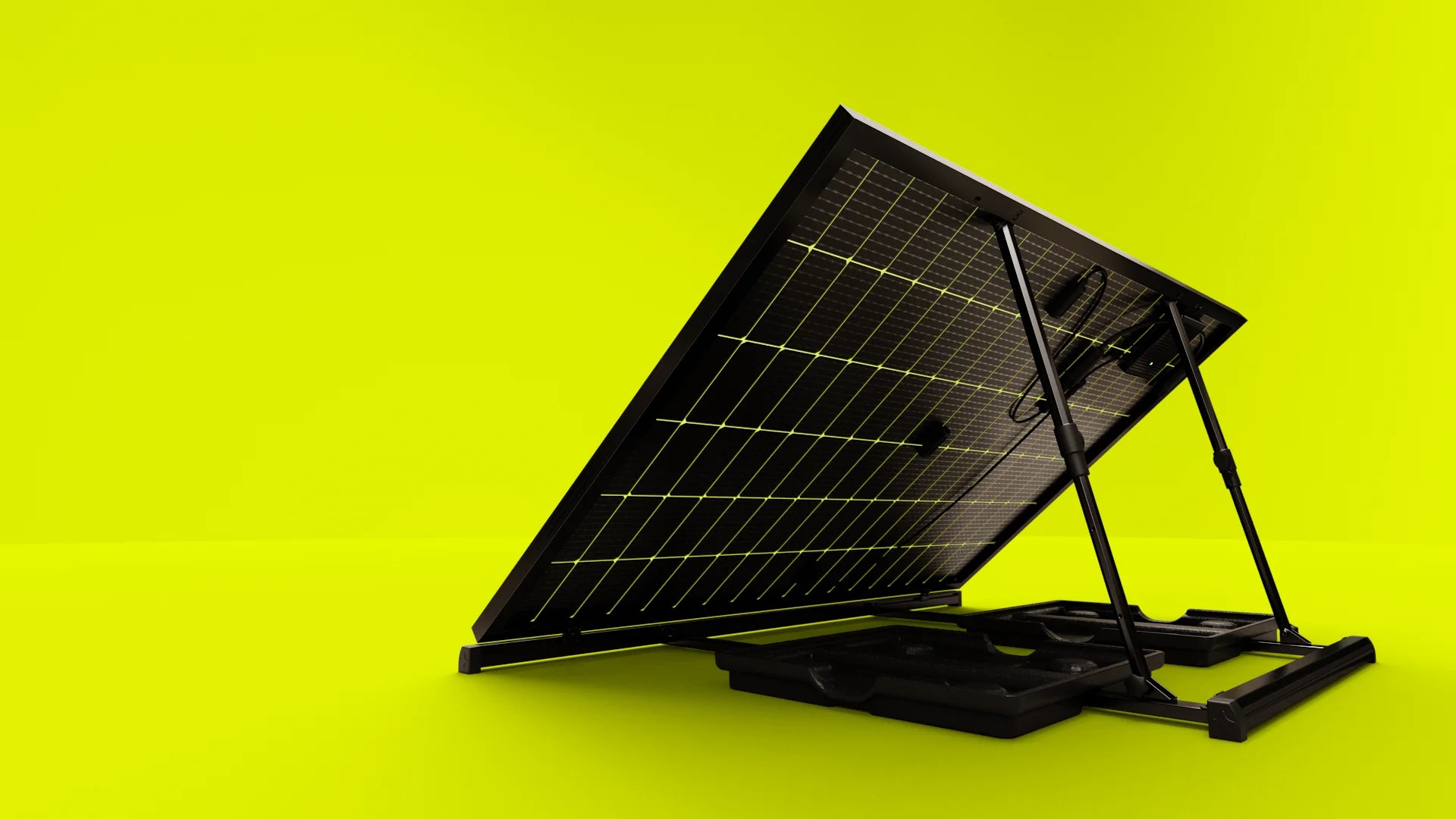 Kit Solaire avec Panneaux Photovoltaïque Sunology PLAY Vue Arrière