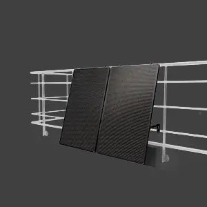 Kit solaire CITY - inclinable - Station panneau photovoltaïque plug and play pour appartement et balcon